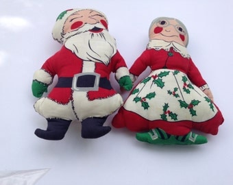 stuffed mrs santa claus