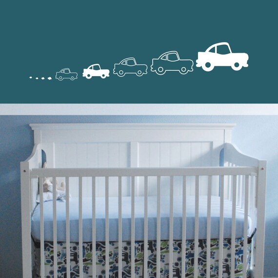 Car Wall Decal Vinyl Transportation Wall Decal by JaneyMacWalls