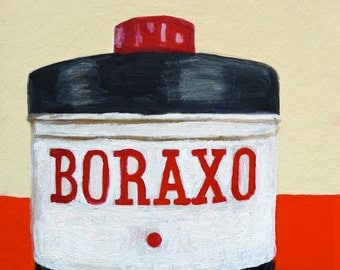 Boraxo. Original oil painting by Vivienne Strauss.