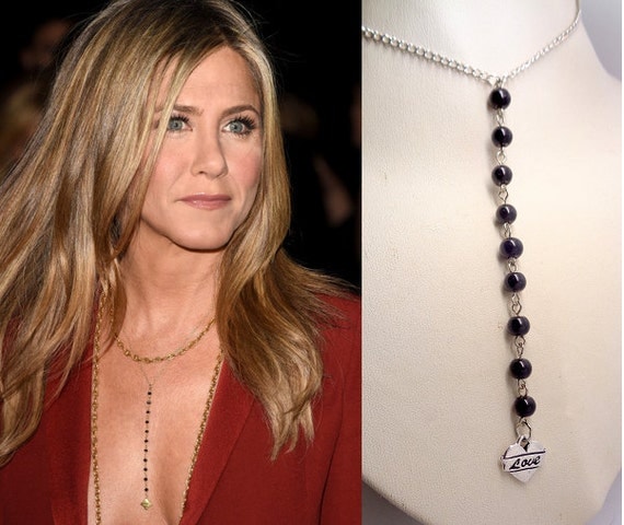 Heart Necklace Necklace Of Jennifer AnistonCelebrity
