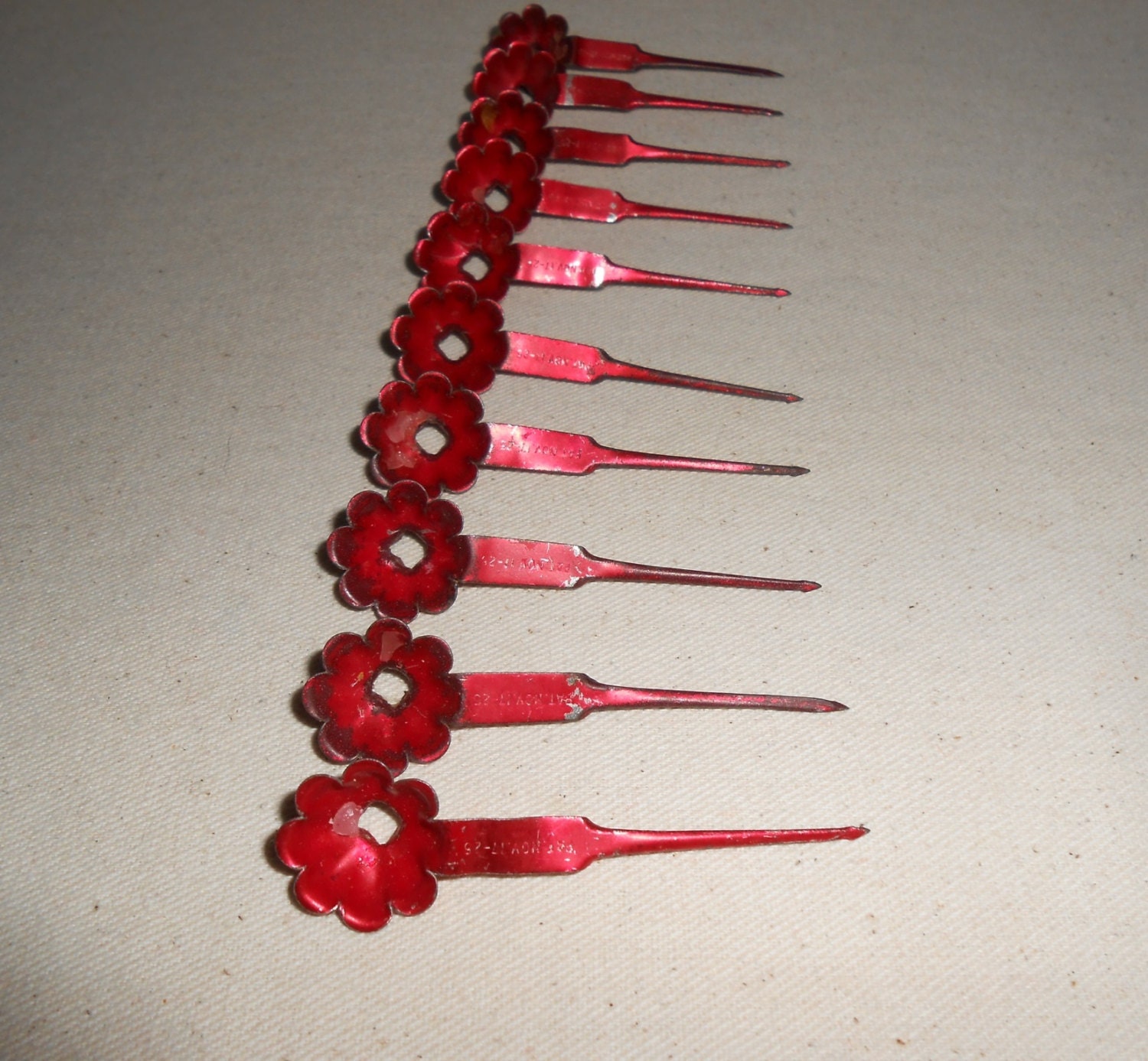 Vintage Metal Birthday Candle Holders Vintage by TotallyVintage