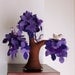 Lilac Weeping willow with a family of birds - Felt Tree. Home Decor, Children Decor, Gift for kids.