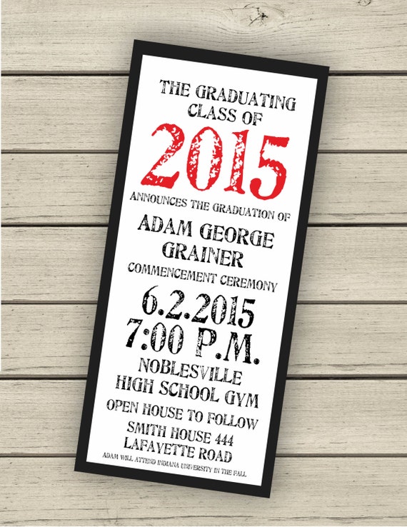 Graduation Open House Invitations Printable 6