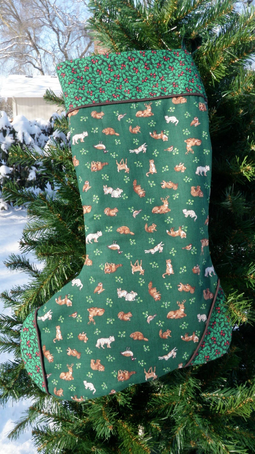 One of a kind handmade Christmas Stocking