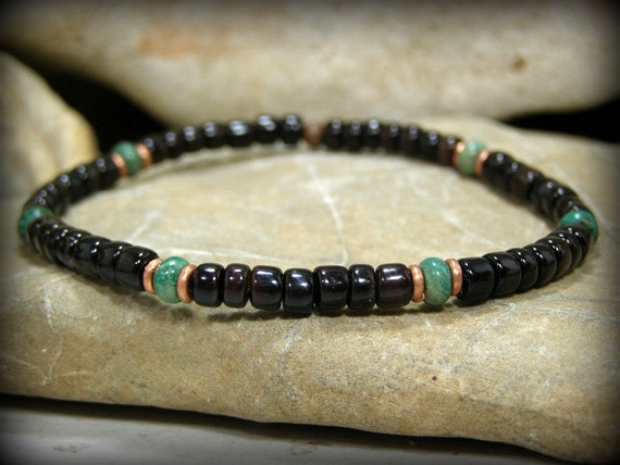 Mens Tribal Bracelet Mens Beaded Bracelet Mens Turquoise   Il 570xN.694019987 Hge6 