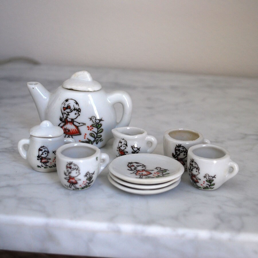 mini toy tea set