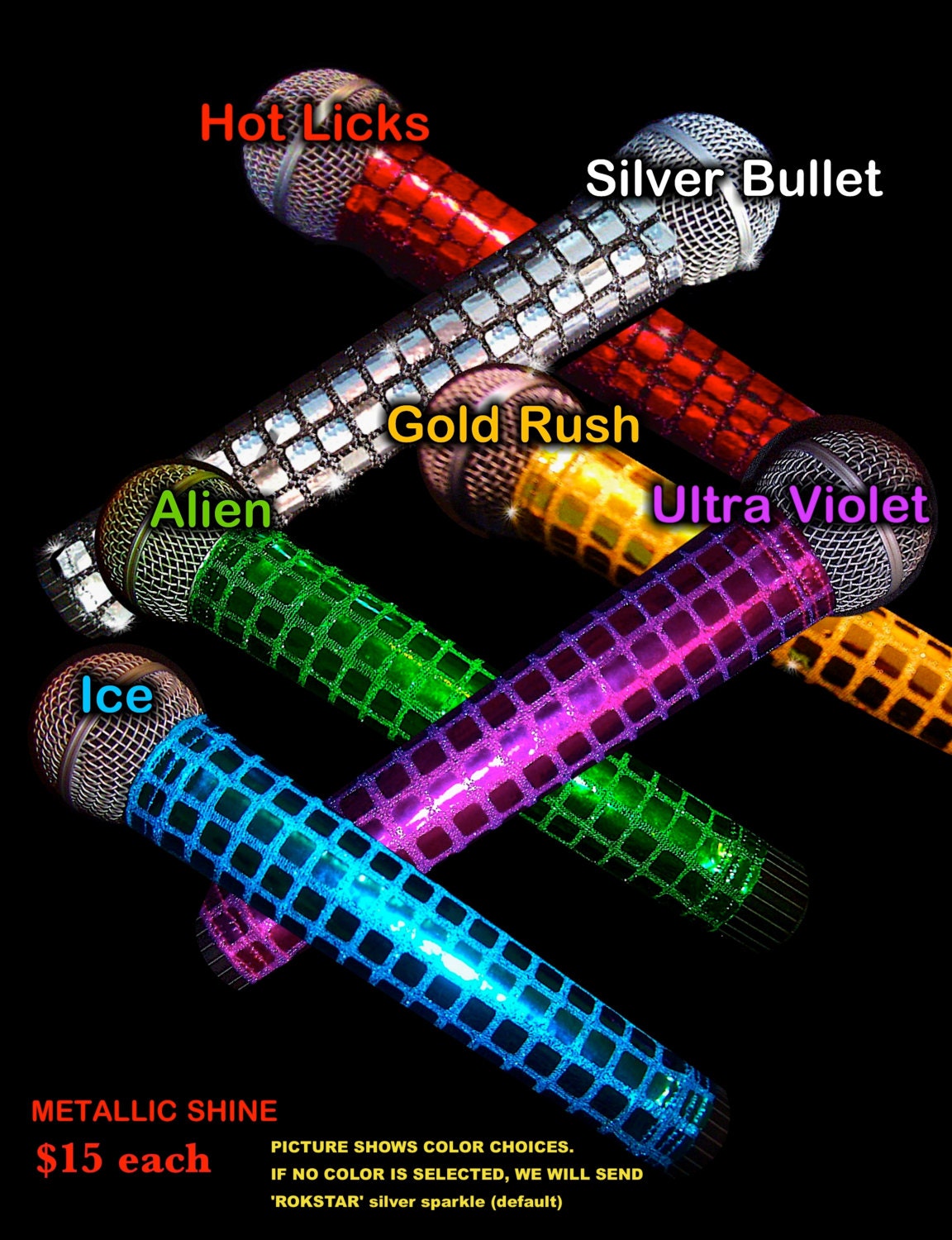 MICROPHONE COVER Skins for CORDLESS mics by Peargret on Etsy