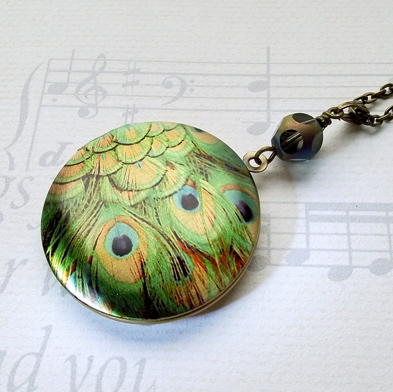 Peacock locket Clearance