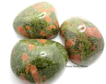 One Unakite Power Stone Boulder, Huge, Meditation, Feng Shui, Grounding, Calming, Reiki, Energy Stone