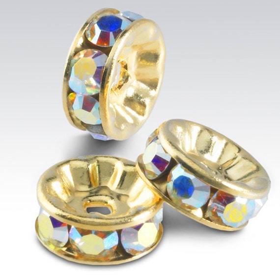 50 Best Quality Rondelle Spacer Beads 4mm Swarovski Crystal