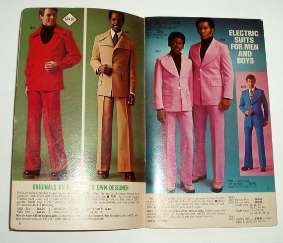 MEN'S FASHION catalogue Fall 1974 ELEGANZASuperfly