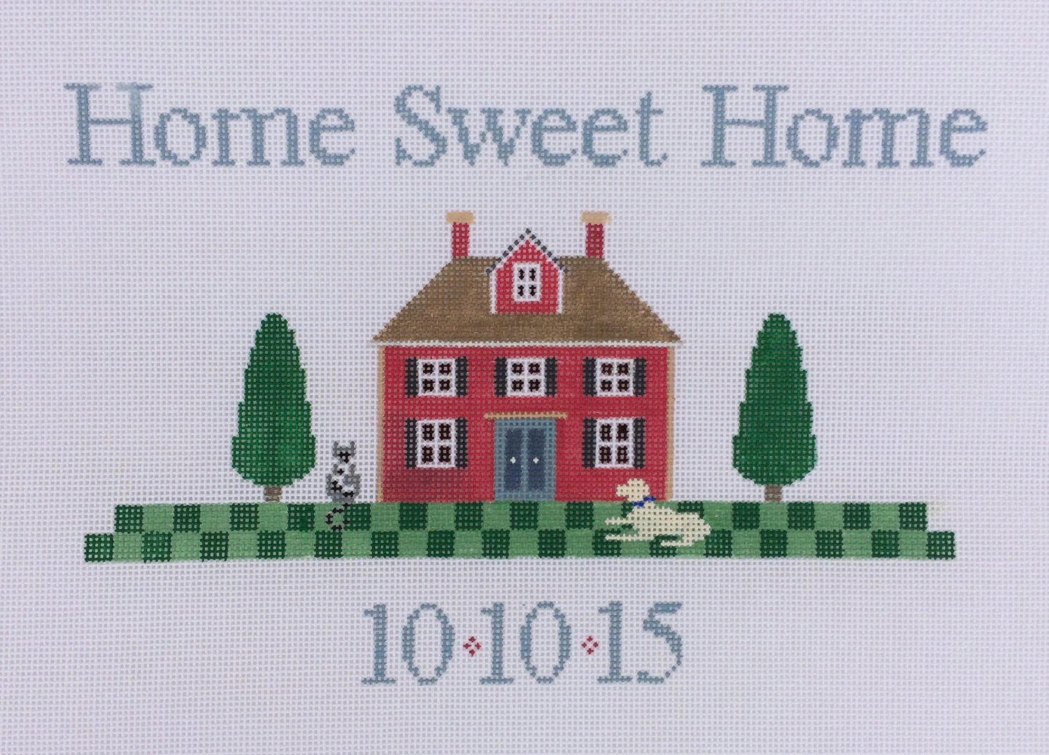 Home Sweet Home Needlepoint Canvas