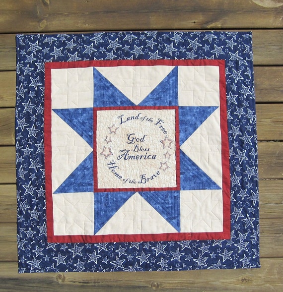 items-similar-to-god-bless-america-quilted-table-topper-or-wall-quilt-on-etsy