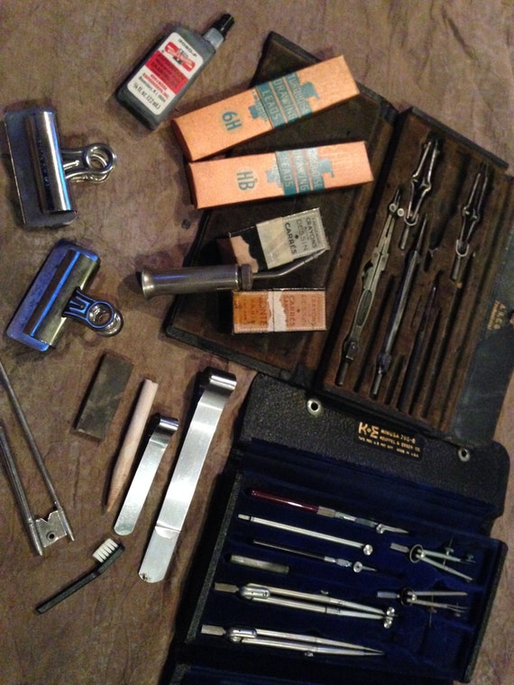 Vintage Drafting Supplies / Drafting Tools / by GypsyGeneral