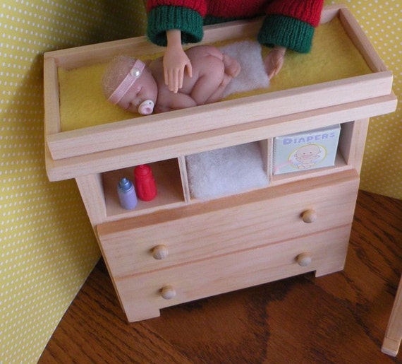 Items similar to Barbie Baby Changing Table on Etsy
