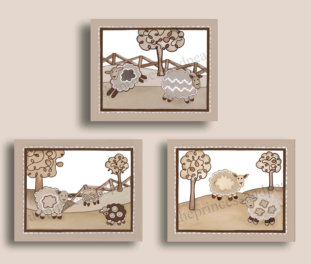 Sweet Lambie Nursery Art Art For Children Sheep Art By Terezief   Il Fullxfull.712438323 B07z 