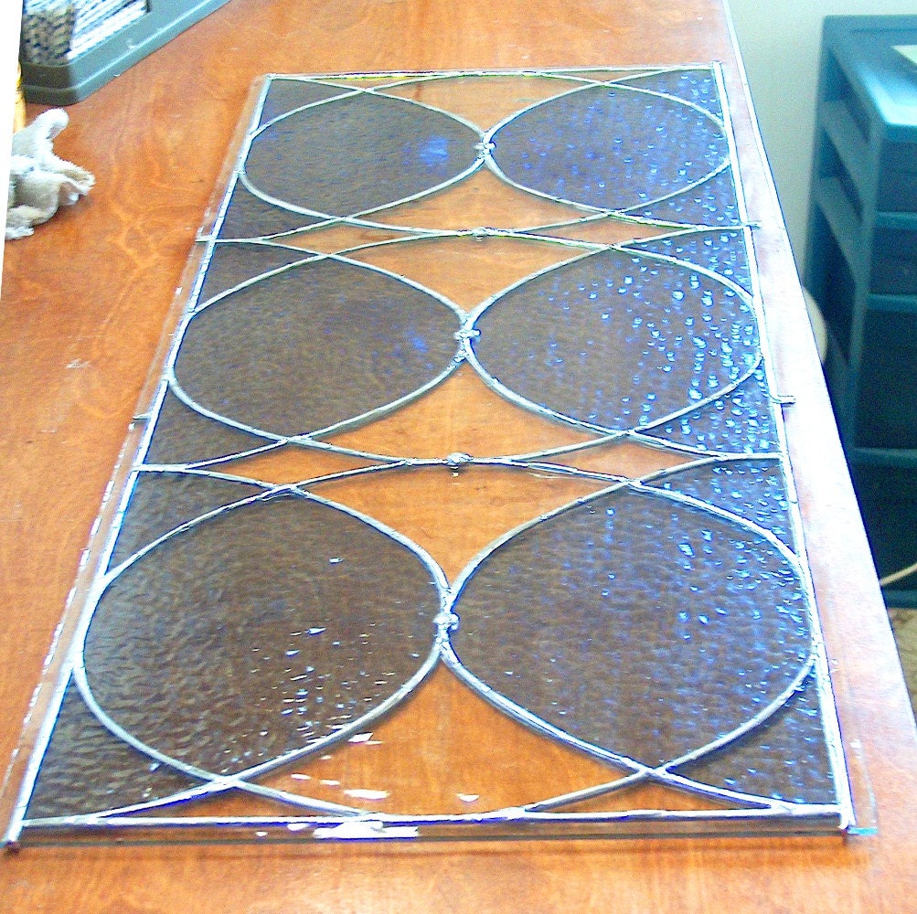 Retro Style Stained Glass Sidelights Or Transom 