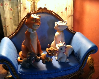 Vintage cats from Aristocrats Disney figurines