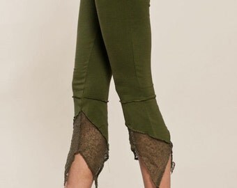 Leggings - Pointy Pixie leggings - burning man - Perfect Yoga Pants - Fairy Tights - women clothing