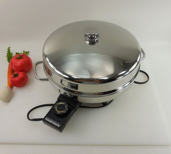 Farberware Electric Fry Pan Skillet Buffet Server by oldetymestore
