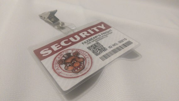Five Nights at Freddy's Fazbear's Fright Security ID