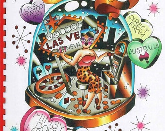 Tattoo Flash Sketch book Viva Las Vegas