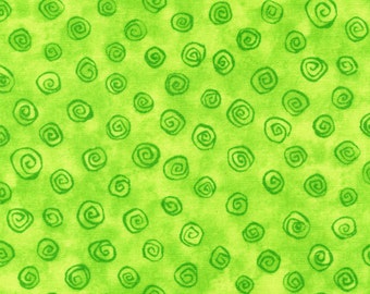 Red Rooster Forest Friends Kathy Brown Green Tonal Swirl Free Shipping 25261-GRE1