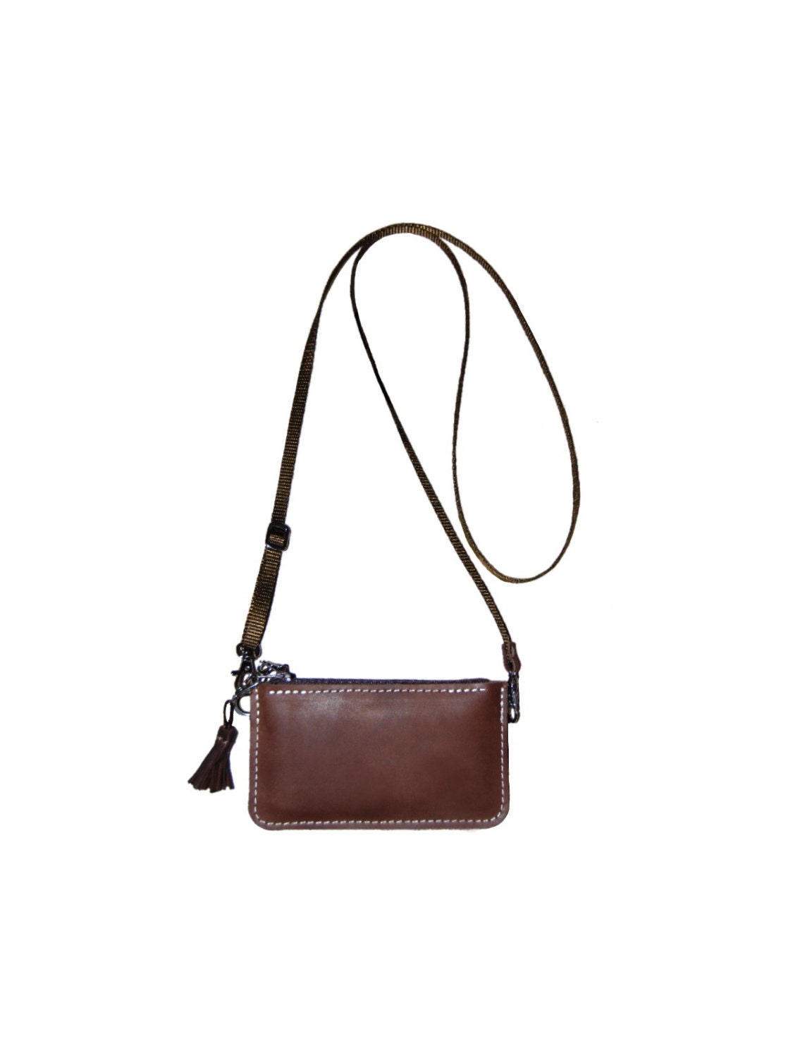 iPhone 6 Plus Leather Crossbody Purse iPhone 6 by ChiqueFabrique
