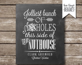 Christmas Vacation Quote Clark Griswold Printable Poster