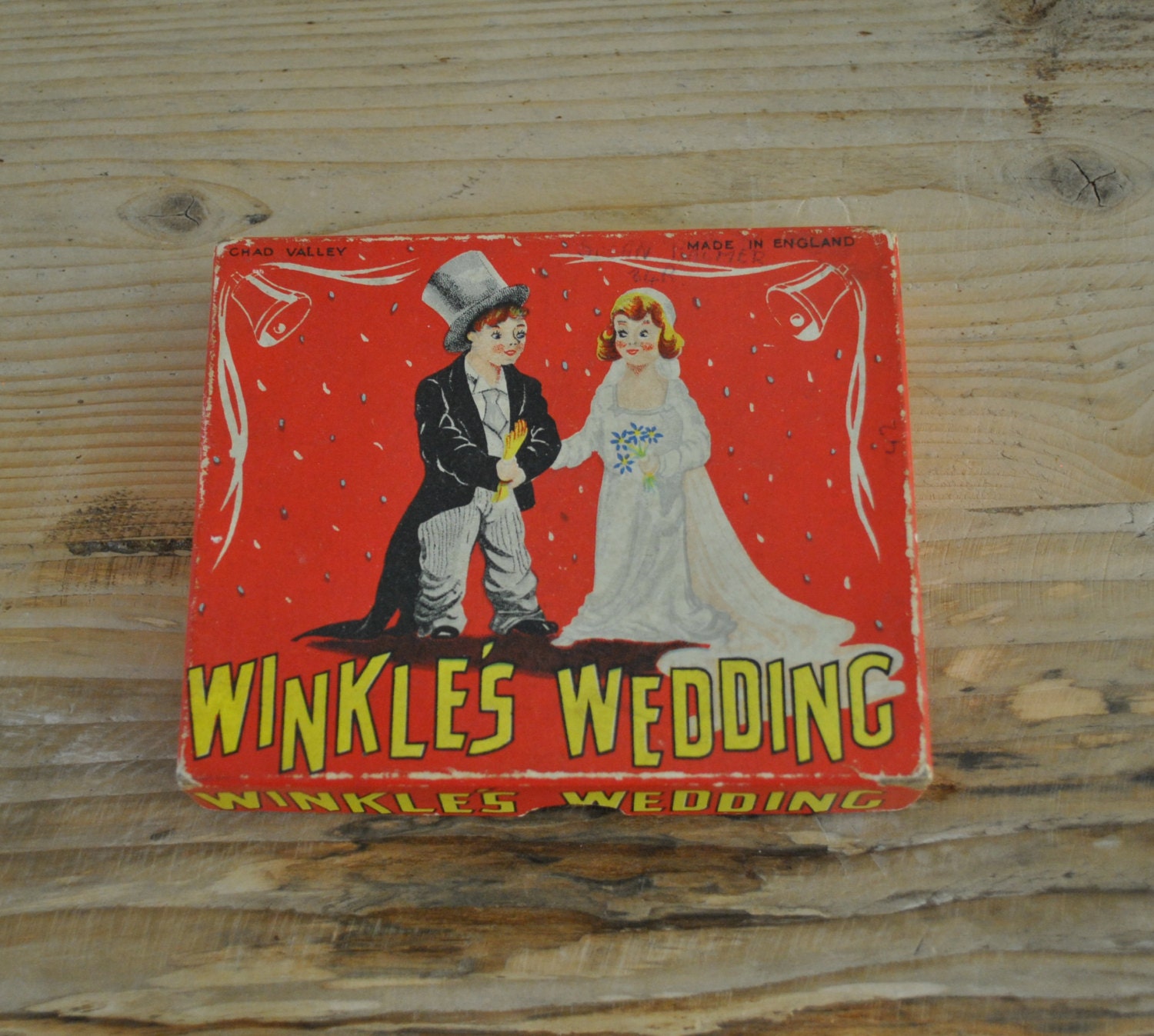 Vintage Winkles Wedding card game Chad Valley