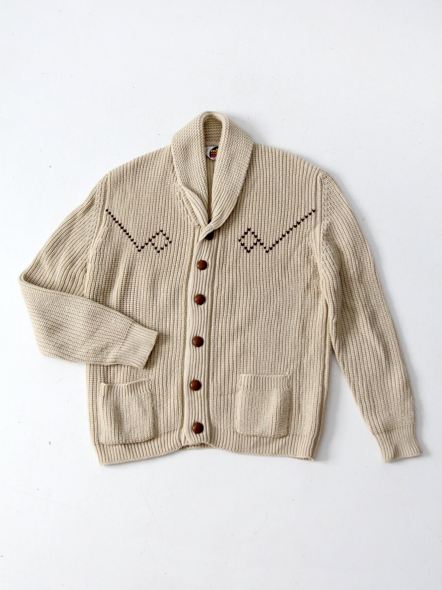 1970s Miller cardigan men's western sweater