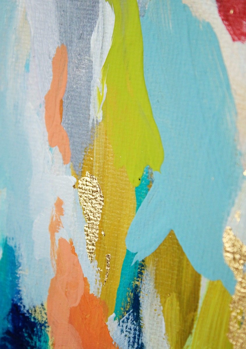 Modern Abstract Painting Vibrant Acrylic Painting Original