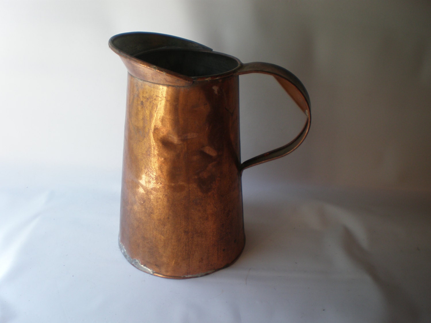 Large Vintage Copper Pitcher