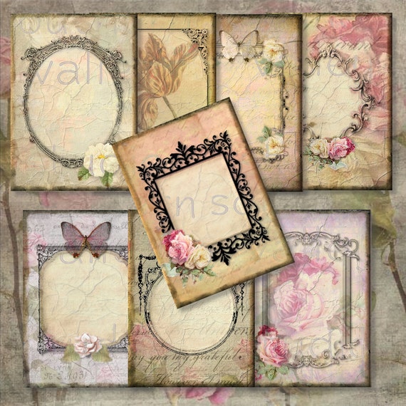 ANTIQUE FRAMES SALe Victorian Frame Collage 2.5x3.5 inch