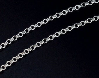 20 inches of 925 Sterling Silver Rolo Chain 1.8 mm. :th0561