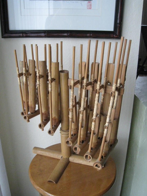 Angklung Bamboo Shaker Percussion from Indonesia