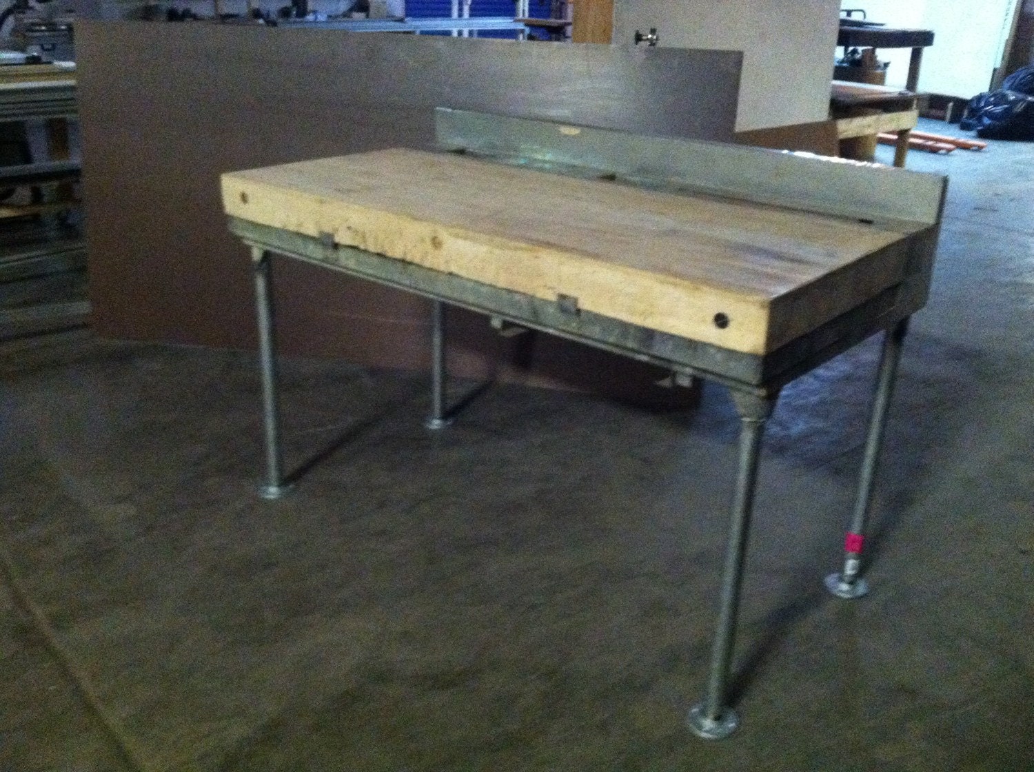 butcher block work table for kitchen