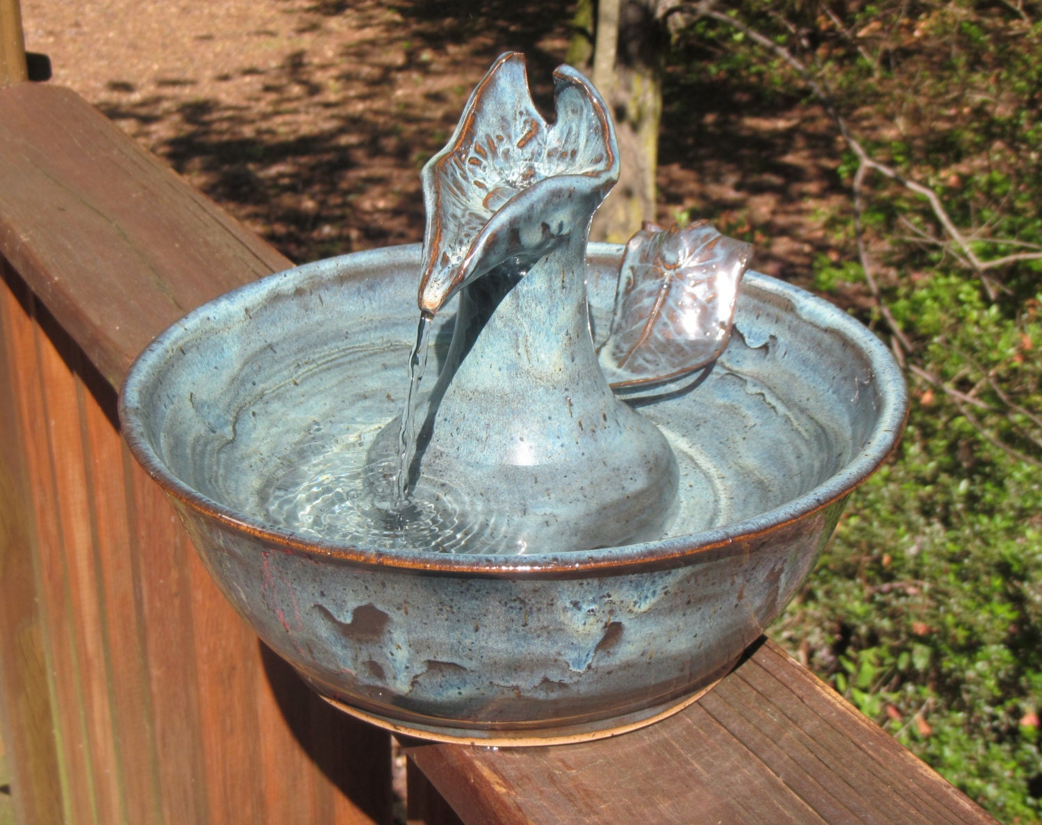 Ceramic Cat or Dog Drinking Fountain Indoor Pet Water