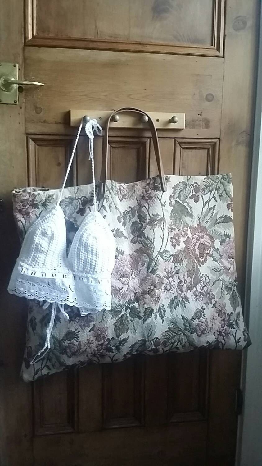 Hand made bag boho tote bags totes market tapestry beach