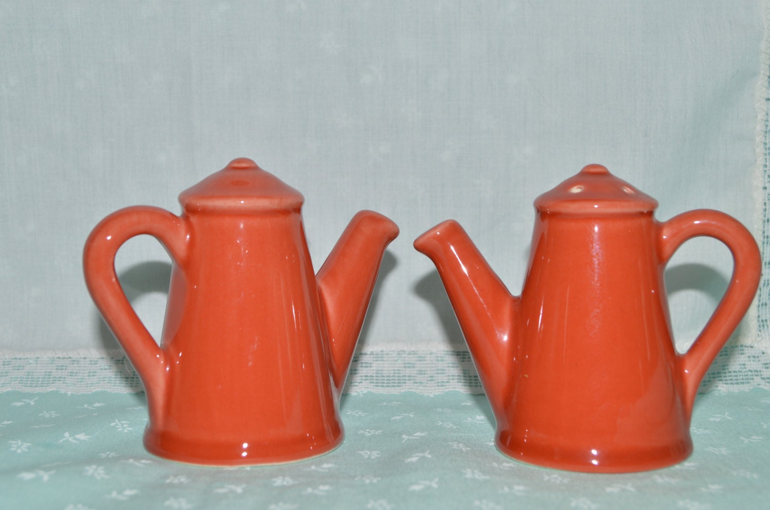 Coffee Pot Salt Pepper Shakers Shaker Set Vintage Shaker Set