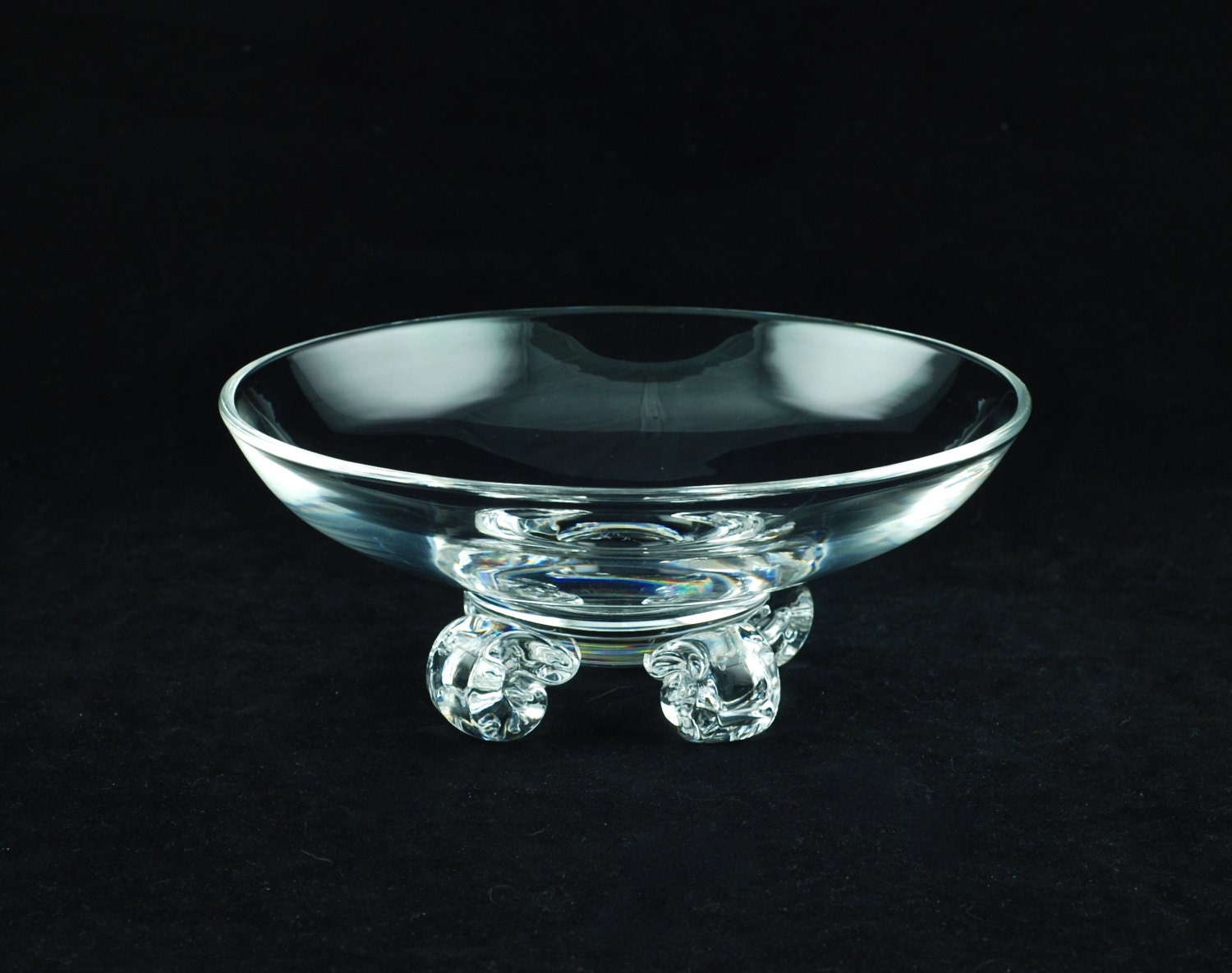 Vintage Steuben Footed Console Bowl Designed by John Dreves