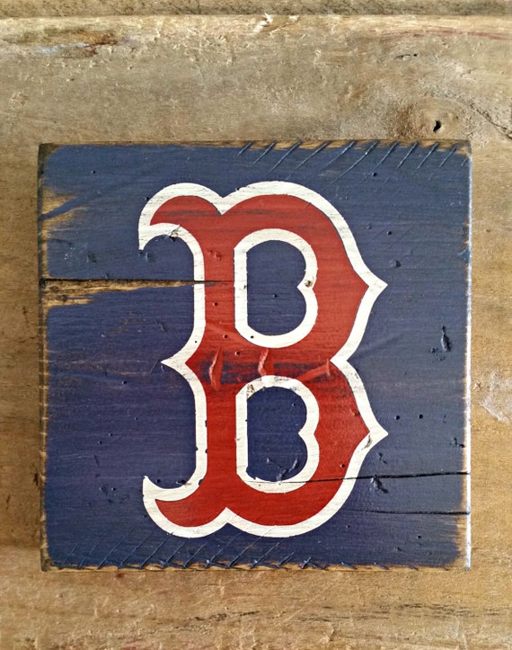 Boston Red Sox Fenway Park Distressed Wood by DollickDesigns