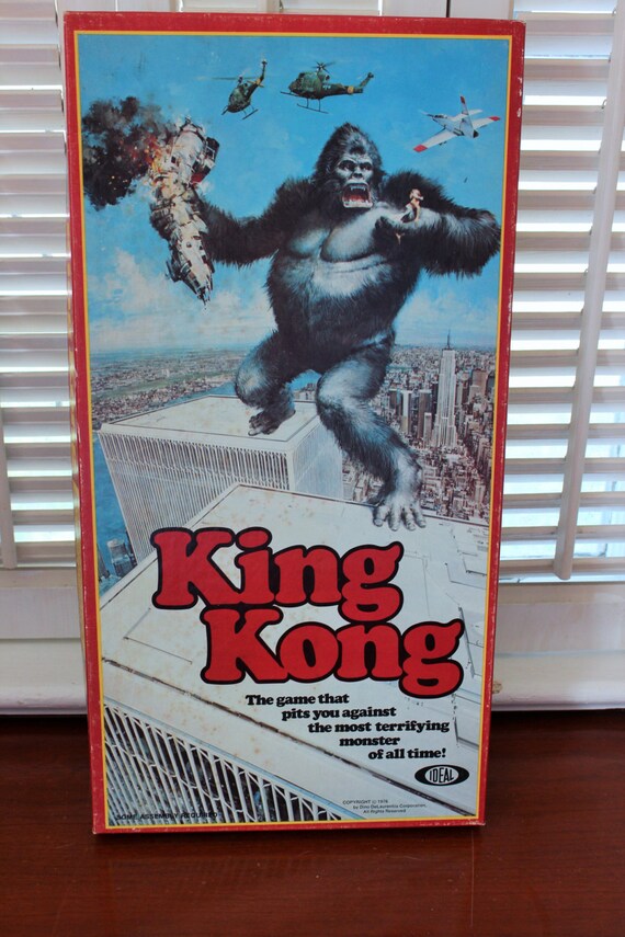 Vintage King Kong Board game by Ideal featuring the World