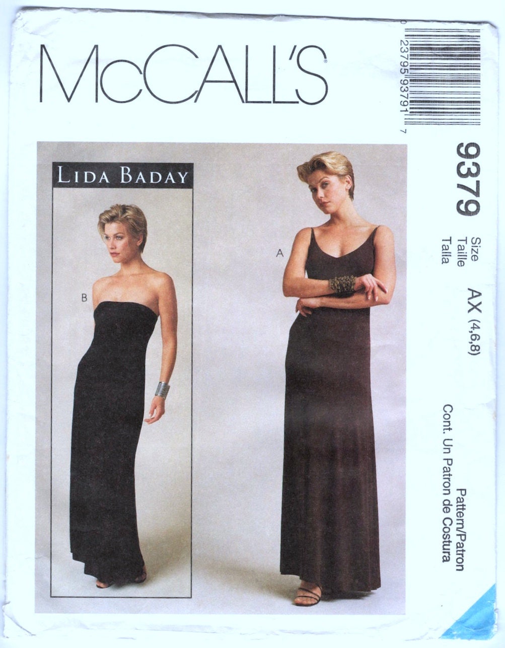 1990s Lida Baday dress pattern - McCall's 9379