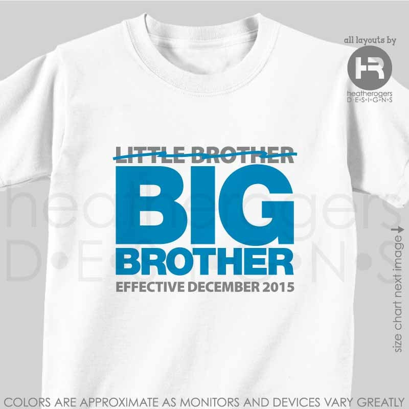 big brother shirt announce pregnancy