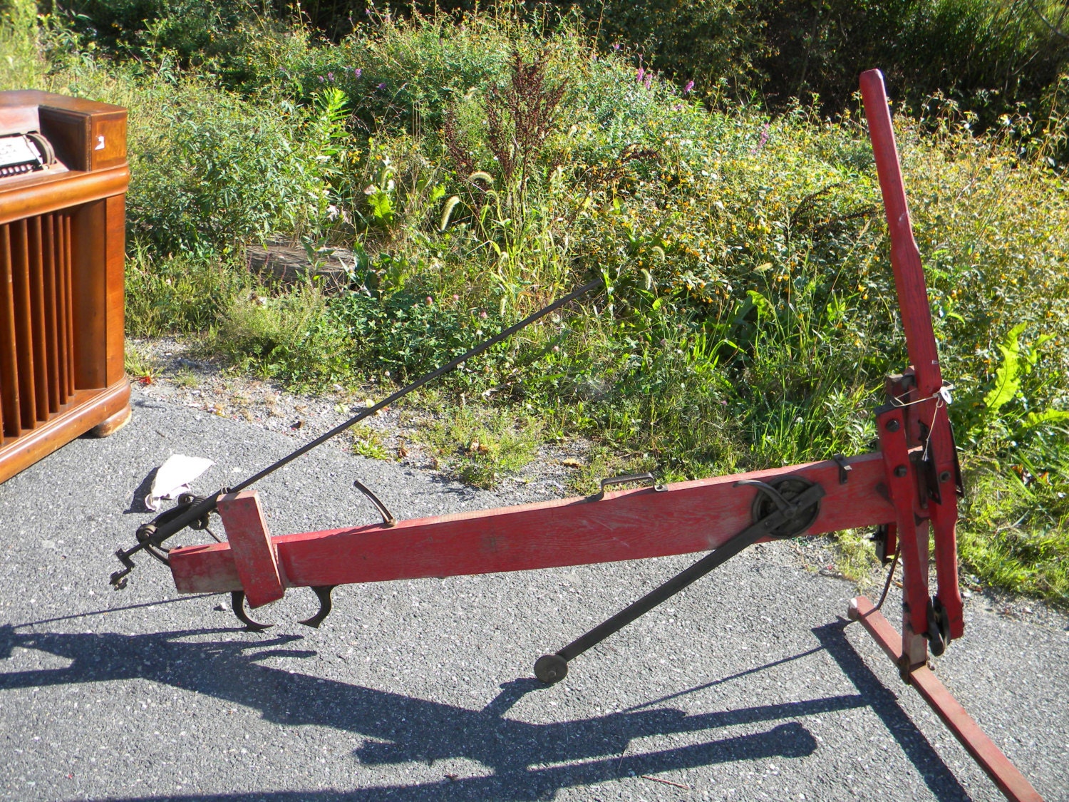rare great shape 1890s antique ONE MAN crosscut SAW by score571