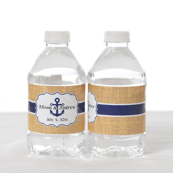 30 Wedding Water Bottle Labels - Need a different quantity? Click on the "choose total" tab to see all pricing Il_570xn