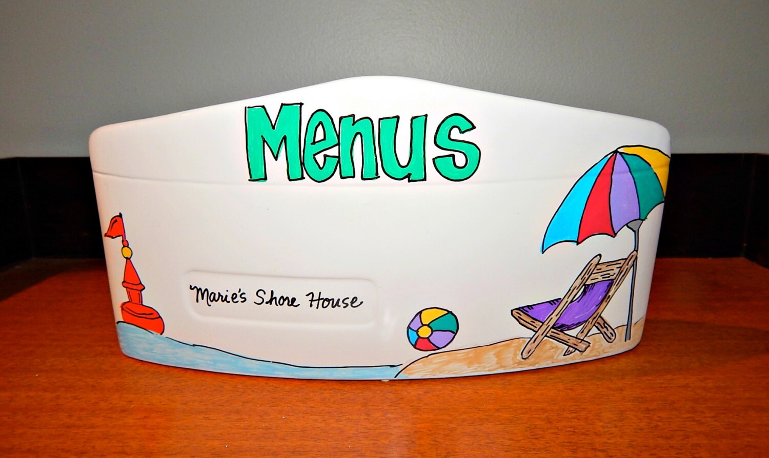 Personalized Ceramic Envelope Mail Holder