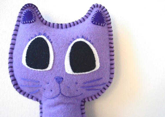 purple cat toy