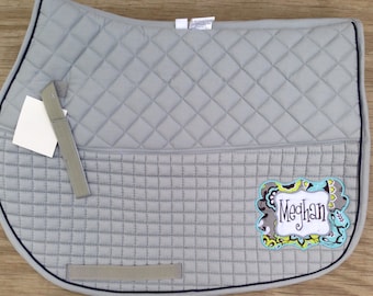 Personalized Saddle Pad